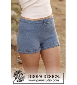 Korte broek gemaakt van Drops Safran