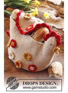 Mand in de vorm van een kip