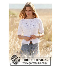 Damesvest gemaakt van Drops Muskat