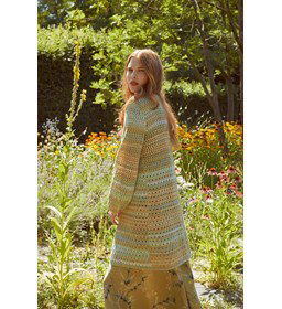 Lang damesvest in A-lijn