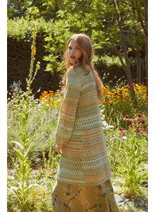 Lang damesvest in A-lijn