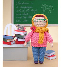 Juf Habiba van Lula en co gemaakt van Naaiartikelen