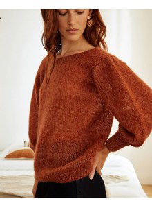 Damestrui Heidi met pofmouwen