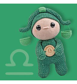 Sterrenbeeld pop Weegschaal Winnie gemaakt van Durable Cosy Fine