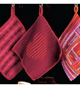 Pannenlappen gemaakt van Lang Yarns Tissa