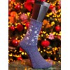 Falling Snowflakes kerstsokken gemaakt van Lang Yarns Jawoll