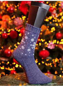 Falling Snowflakes kerstsokken