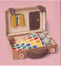 Muizenkoffer met muisjes gemaakt van Durable Coral