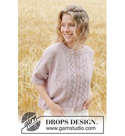 zomers vestje met kantpatroon van katoen gemaakt van knopen