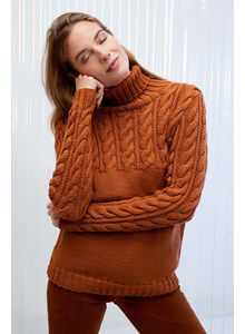 Damestrui met dubbele halsboord