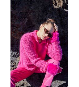 Trui met reverskraag gemaakt van Lang Yarns Wooladdicts Honor