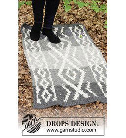 Vloerkleed gemaakt van Drops Andes