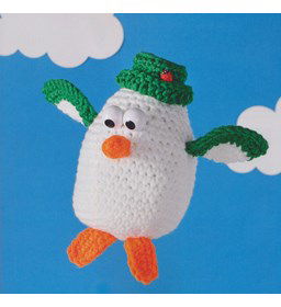 Poppetje Vogel gemaakt van Scheepjes Chunky Monkey