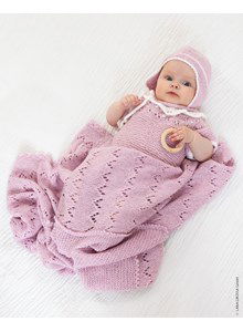 Babydeken met brede rand