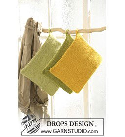 Zitmat gemaakt van Drops Snow - Eskimo