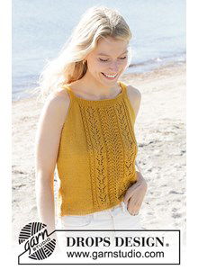 Damestop met kantpatroon