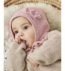 Babymuts gemaakt van Phildar Phil Caresse