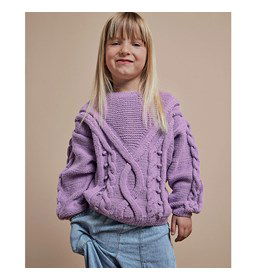 Meisjestrui gemaakt van Phildar Phil Partner 3,5