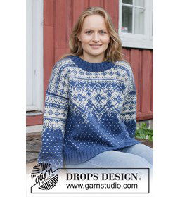 Evening Star Trui gemaakt van Drops Karisma