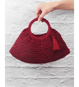 Tas met ronde beugels gemaakt van Ringen en frames