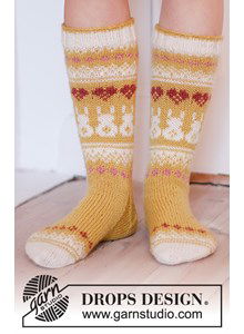 Sokken Bunny Love met paashazen