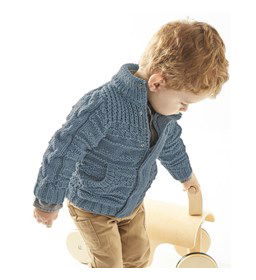 Jongensvest gemaakt van Rits deelbaar