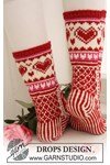 Breipatroon Gebreide Valentijn sokken van andere kant