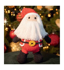 Kerstman gemaakt van Lang Yarns Handarbeitgarn