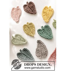herfstbladeren Signs of Autumn gemaakt van Drops Merino extra fine