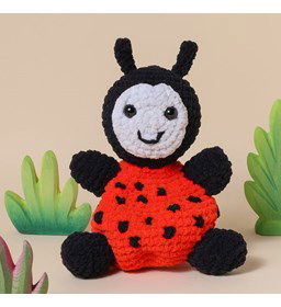 Kroeltje Lieveheersbeestje Liv gemaakt van Vulling