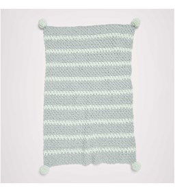 In strepen gehaakte ezen gemaakt van Rico Creative Chenillove