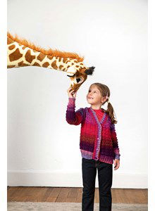 Kindervest in blokpatroon