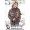 Damesvest Afternoon Coffee Cardigan gemaakt van knopen