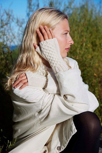 handwarmers met smokpatroon Elisa