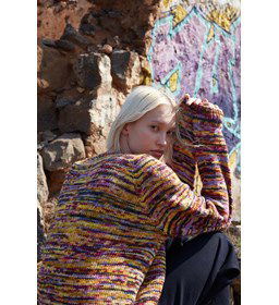 Trui met wijde halsboord