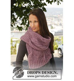 Sjaal gemaakt van Drops Kid Silk