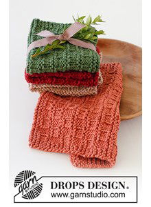 Doekjes Sparkling Holidays met structuurpatroon