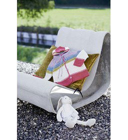 Vest gemaakt van Lang Yarns Quattro, Quattro Lame en Quattro color