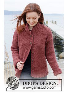 Damesvest met reliëf