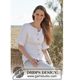 Gebreid vest gemaakt van knopen