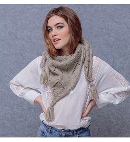 Omslagdoek gemaakt van Phildar Phil Looping