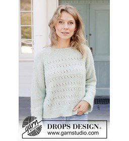 Minty Morning Trui gemaakt van Drops Air