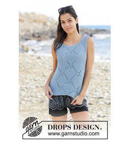 Top voor dames gemaakt van Drops Paris