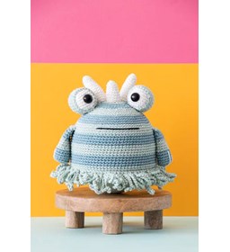 Wobble Monster Womble gemaakt van Scheepjes Catona