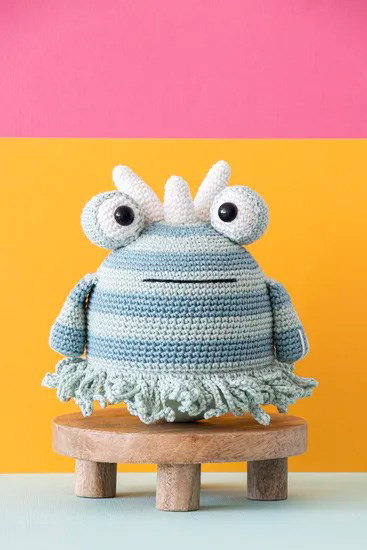Haakpatroon Wobble Monster Womble