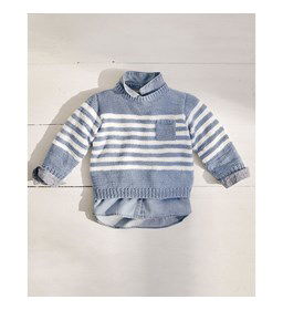 Kindertrui gemaakt van Phildar Phil Love Coton