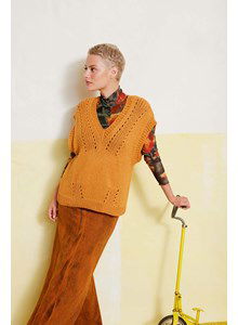 Spencer met lage V-hals