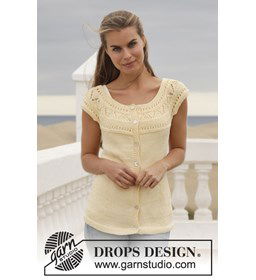 Vest gemaakt van Drops Muskat