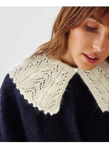 Kraagje Jade met ajourpatroon