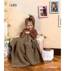 Deken gemaakt van Lang Yarns Donegal